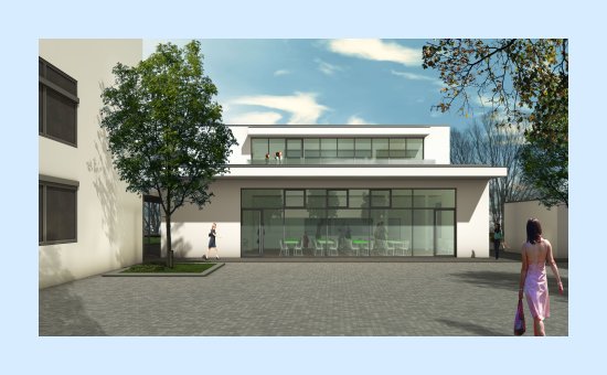 Mensa und Mediathek als Passivhaus, Städt. Gymnasium Löhne